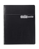 House of Doolittle 2019 Calendar Planner, Monthly, Black Cover, 8.5 x 11 Inches, December - January (HOD26202-19)