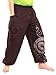 Jing Shop Harem Balloon Pants Swirl Hippie Boho Design Cotton