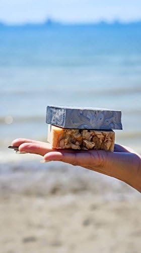 Dead Sea Mud &amp; Dead Sea Salt : Bamboo Activated Charcoal Organic Soap Set
