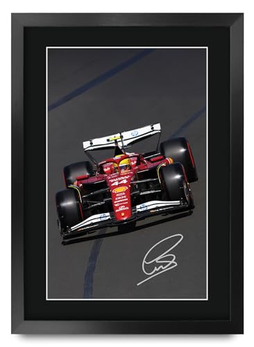 Lewis Hamilton Ferrari Scene 131 (A3 Framed)