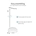 Aluminum Headphone Stand Headset Holder New Bee Headset Stand/Hanger for All Headphone Sizes (Silver)