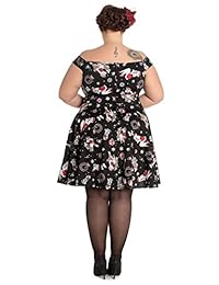 Hell Bunny Blitzen Fiesta de Navidad Mini Vestido