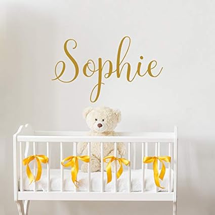 Amazon Com N Sunforest Name Wall Decal Personalized Name