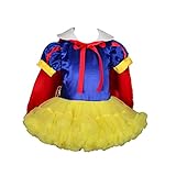 Dressy Daisy Girls' Snow White Princess Costume Halloween Fancy Dresses W/ Cape