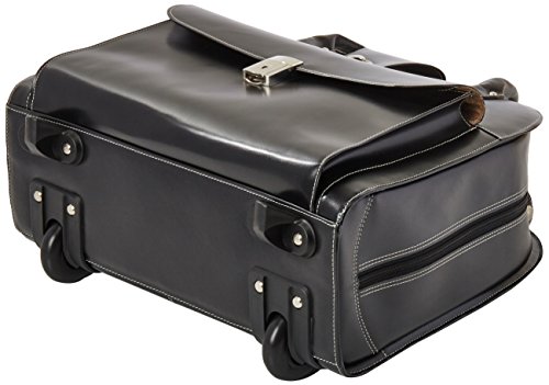 Mcklein USA 96315 Edgebrook , 15.4" Leather Wheeled Ladies' Laptop Briefcase