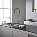 Kraus KPF-1612SS Single Lever Pull Down Kitchen Faucet in Stainless Steel