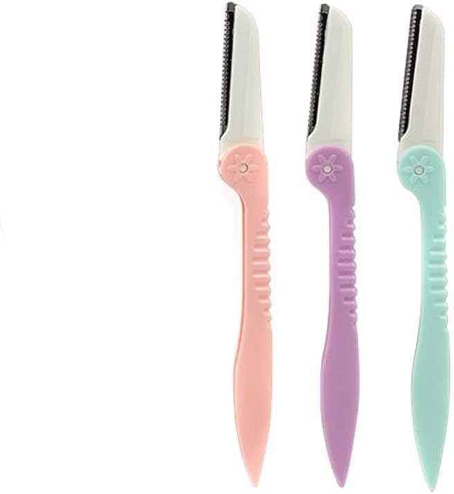 KANTHI Stainless Eyebrow Face Razor Shaver Shaper Hair Remover (Multicolour)