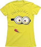 Juniors T-Shirt -Despicable Me - Silly Minion, Yellow, Medium