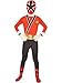 Wraith of East Power Rangers Costume Kids Cosplay Halloween Spandex Zentai Xl Red