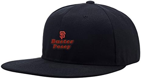 WearOwnStyle Black Logo Embroidered Adjustable Hiphop Hat Baseball Cap Onesize For Men