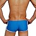 Zehui Mens Swimming Trunks Shorts Slim Wear Swimsuit Blue Waist 29-31