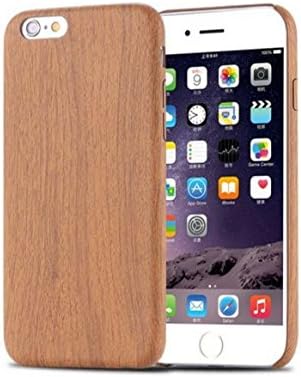 iPhone 6S Slim Flexible Bamboo PU Leather Back Wood Cover Case (4.7 inch) iPhone 6 / 6S