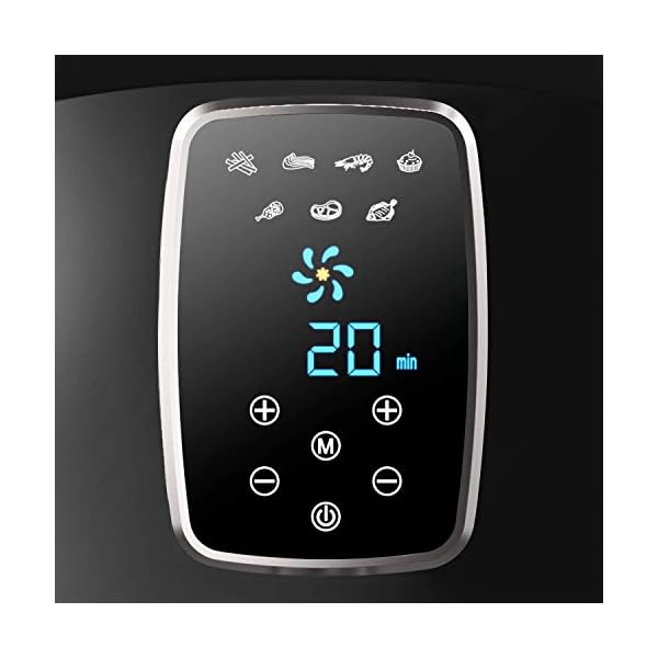Pro-Breeze-XL-55L-Air-Fryer-1800W-with-Digital-Display-Timer-and-Fully-Adjustable-Temperature-Control-for-Healthy-Oil-Free-Low-Fat-Cooking Pro Breeze 5.5L Air Fryer - XXL 1800W Air Fryer for Home Use with Digital Display, Timer and Fully Adjustable…