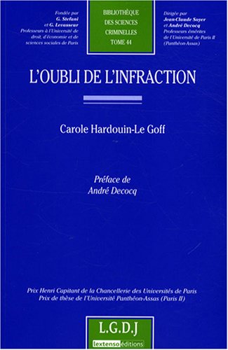 L' oubli de l'infraction