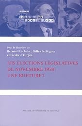 Les  élections législatives de novembre 1958