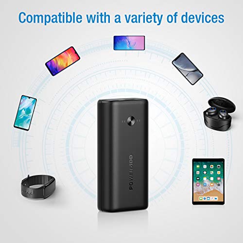 POWERADD Power Bank, EnergyCell 10000 Neo Portable Charger, Ultra-Compact 10000mAh Battery Pack, High-Speed Charging, IC Technology External Battery for iPhone, Samsung, Google LG and More