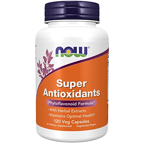 NOW Supplements, Super Antioxidants with Herbal Extracts and a Broad