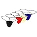 Zmart Men's 5-Pack Sexy Underwear G-string Thong T-back DZ01-XL,5 Pairs,Label XL= US L