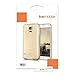 kwmobile TPU SILICONE CASE for Samsung Galaxy S5 / S5 Neo / S5 LTE+ / S5 Duos Design brushed aluminium gold transparent - Stylish designer case made of premium soft TPU