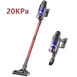 WOWGO Cordless Stick Vacuum Cleaner - 20Kpa Powerful Suction Handheld Vacuum with Adjustable Tube and HEPA Filter for Hard Floor, Carpet and Car