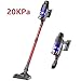 WOWGO Cordless Stick Vacuum Cleaner - 20Kpa Powerful Suction Handheld Vacuum with Adjustable Tube and HEPA Filter for Hard Floor, Carpet and Car