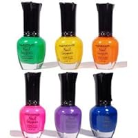 Kleancolor - Neon Brights - 6 Nail Lacquer Colors by mad4cosmetics