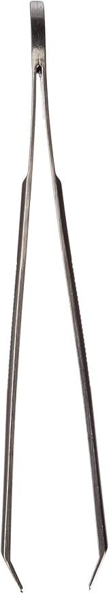 Nc 5092 Square Tip Slanted Tweezers 9 cm Stainless Steel Precision Grooming Tool view 3