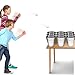 Gamie Bucket Ping Pong Ball Game Includes 9 Metal Buckets, 12 Balls, and 1 Number Sticker Sheet - Fun Party Activity for Kids and Adults, Great Idea for Kids