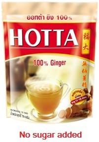 100 % Instant Ginger Drink with no sugar added Hotta Brand 70 g (14 bags)