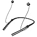Sport Bluetooth Headphones, Wireless Stereo Neckband Workout Earphone Magnetic Earbuds for iphone 8, 7, 6S Plus, Cordless Headset Sweatproof Earphone for Gym Running Exercising- Black