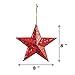 Country Americana 8 Inch Size 3D Metal Stars for Wall, Door, Window and Barn Decor | Set of 3 Red, White and Blue for 4th of July or Patriotic Celebration