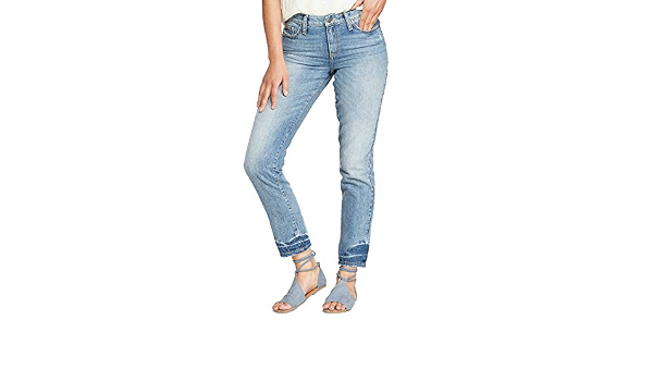 Rise Straight Leg Jeans Medium Wash 