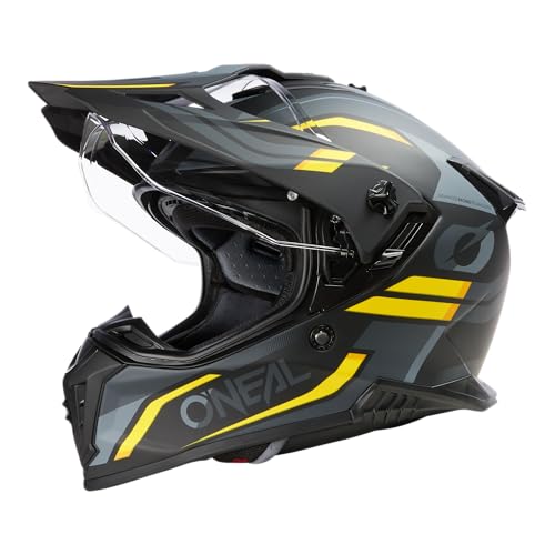 O'NEAL Casque A-SRS Spike Noir/Gris/Jaune XS (53/54 cm)