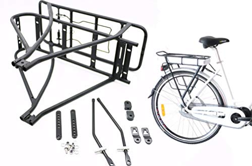 BAFANG Black Bike Luggage Rack Bicycle Battery Rear 26" Carrier Heavy Duty eBike Hanger BAFANG Black Bike Luggage Rack Bicycle Battery Rear 26" Carrier Heavy Duty eBike Hanger