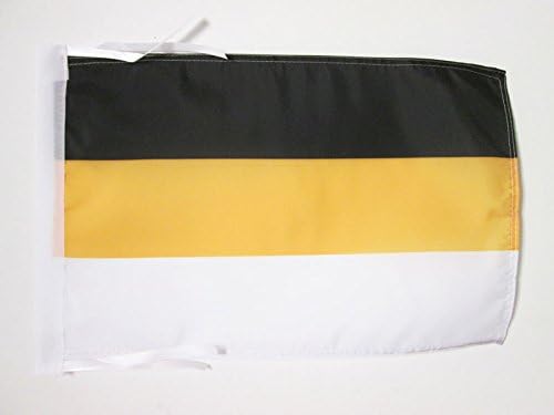 AZ FLAG, Russian Empire 1858-1896 Flag, 18'' x 12'', 100% Polyester Russia Empire Small Banner with Two Cords, Fade Resistant