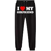 I Heart My Girlfriend Sweatpants I Love My Girlfriend Sweatpants Valentines Gift