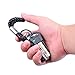 Buffway KeyChain Keyring,Leather Braided Lanyard Key Chain Holder Tag 2 Metal Rings With Fashion Design for Your Car Office Home keys - Black