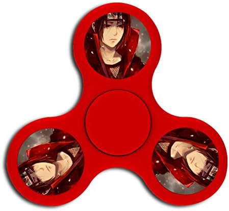 Customized Cool Boy(Red) Triangle High-speed Peg-top Finger Fidget Spinners Toy Whipping Top for Adult Children Relieve Stress