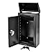 AdirOffice Outdoor Large Key Drop Box - Commercial Grade Heavy-Duty Storage Box - Safe & Secure Parcel & Packages - for Home & Business Use (Black)