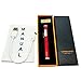 LORWING Mini Electric Lighter USB Rechargeable Windproof Flameless Safety Lighter Portable for Cigarettes with Gift Box (Red)