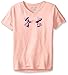 Under Armour Youth Girls' Big Logo Tech Short Sleeve V-Neck T-Shirt, Peach Frost/Beet, X-Small