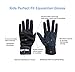 FINGER TEN Horse Riding Gloves Equestrian Women Kids for Girls Boys Mesh Breathable Lightweight Color Pack, Comfortable Grip for Summer (Kids-Black, Medium)