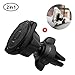 Ringke Power Clip Air Vent Car Phone Holder Mount Double Knob Space Saving Technology Premium Magnet Universal Dashboard Stand 2 in 1 Package