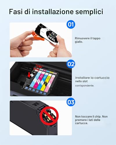 GPC Image 24XL Compatible Ink Cartridges for Epson 24 XL for Expression Photo XP-55 XP-750 XP-760 XP-850 XP-860 XP-950 XP-960 XP-970 (Black Cyan Magenta Yellow LC LM, 14-Pack)