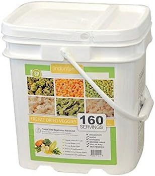 Lindon Farms 160 Freeze Dried Vegetables Emergency Food Storage