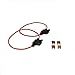 Ebow 2 Pack -12V Water-Resistant Add-A-Circuit Blade Type Inline Fuse Holder with Cap16 Gauge (Small)