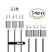 NetDot Gen7 Nylon Braided USB-C Magnetic Fast Charging Cable Compatible with Type-C Smartphone(3.3ft USB-C/3 Pack Gray)