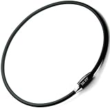ONE ION Epic Oval Power Necklace - Limited Black - Magnetic Focal Pendant Ion Energy Balance Silicone (18 Inches)