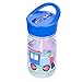 Wildkin Kids 16 Oz Water Bottle – Straw Lid & Handle, Easy to Clean, Ideal for School & Travel - Trains, Planes, and Trucks