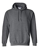 Gildan Adult Heavy Blend� Hooded Sweatshirt (Dark Heather) (4X-Large)